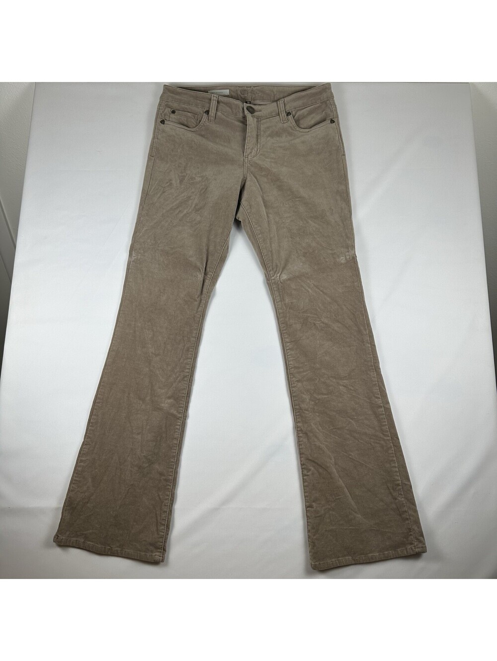 KUT From The Kloth Corduroy Pants Womens 10 Brown Farrah Baby Bootcut Stretch